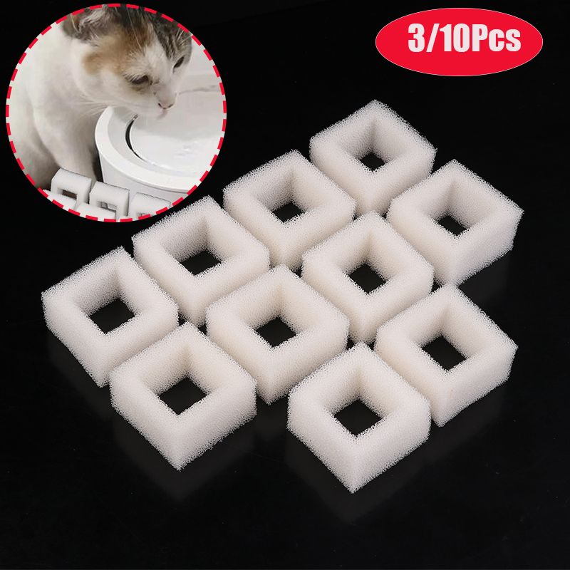Cat Water Fountain Filter - 3/10 Buah Filter Busa Pompa Air