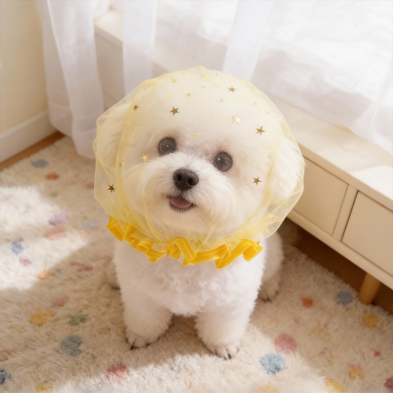 Pet Supplies York - Topi Anjing Musim Panas Anti Gonggong,