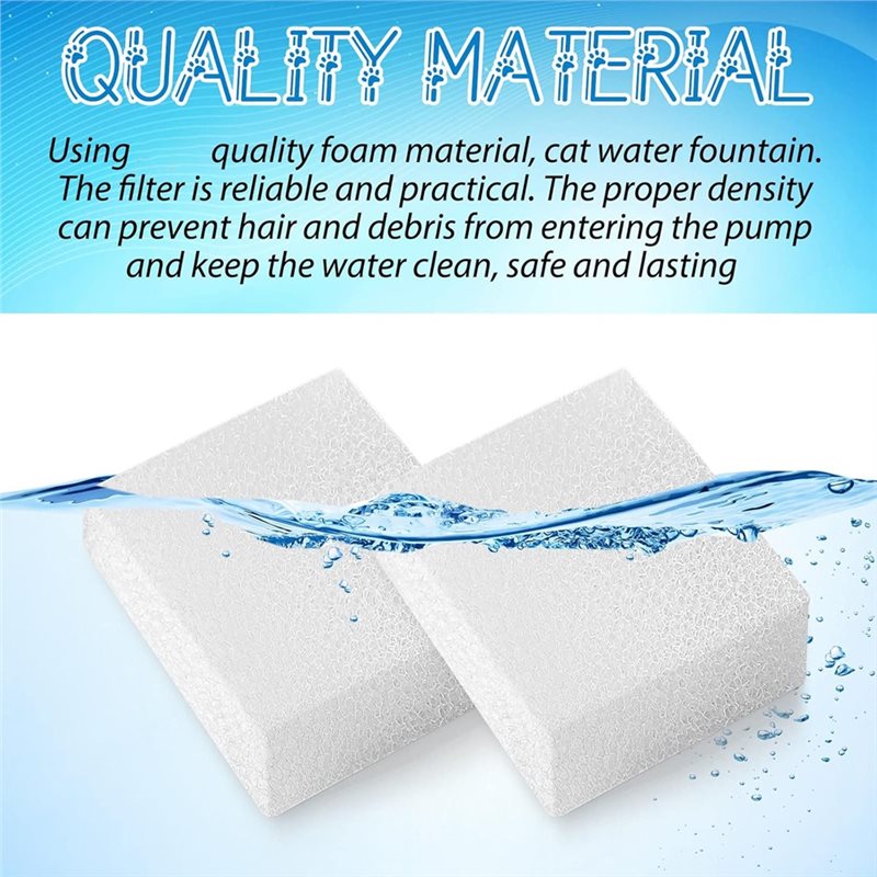 Spons Pra-Filter (60 Pcs) Untu - Cat Water Fountain Filter ulasan dan harga