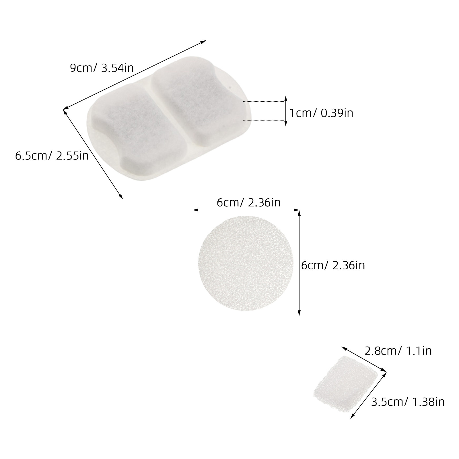 10 Set Spons Pengganti Filter  - Cat Water Fountain Filter ulasan dan harga
