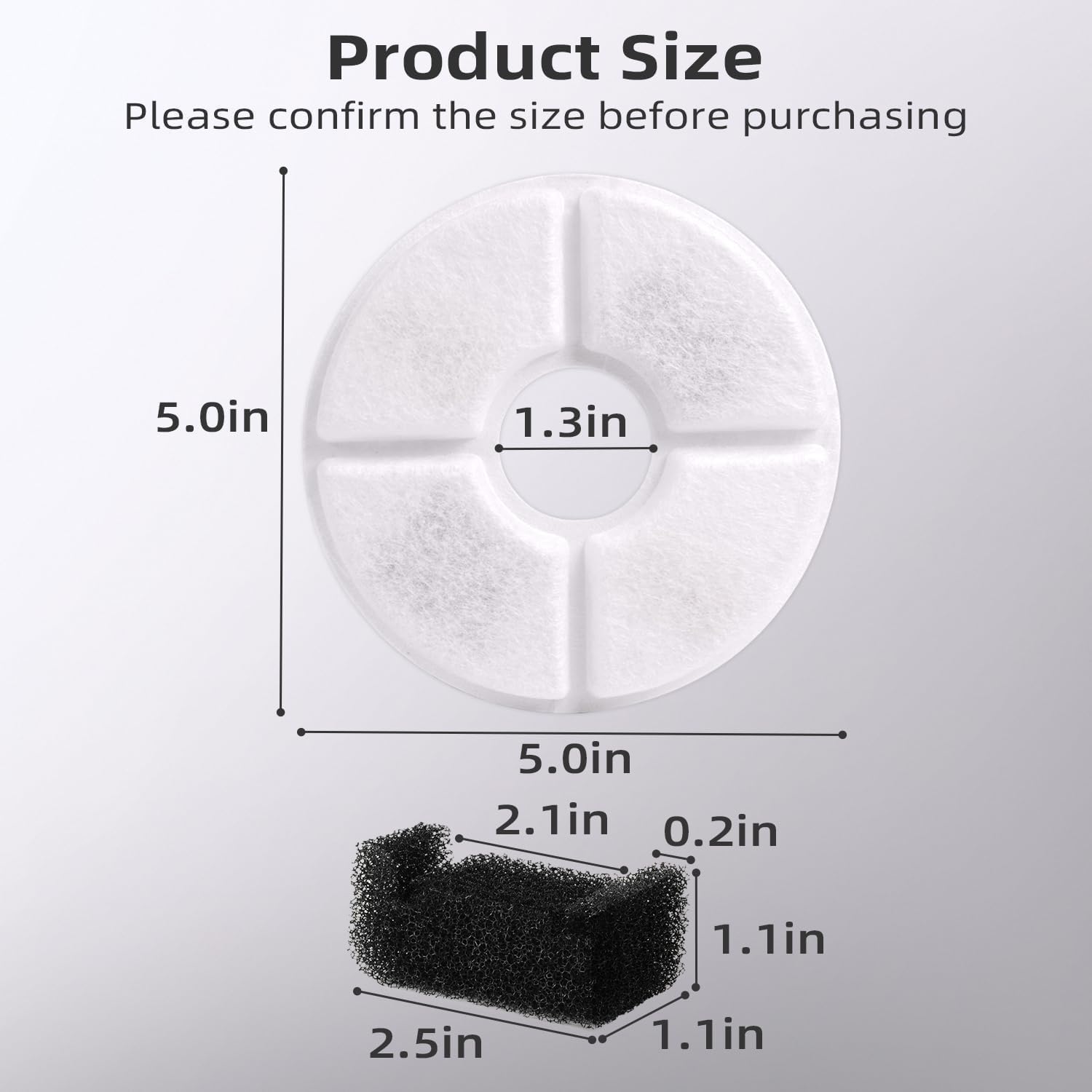 Set Filter Karbon Bulat Pengga - Cat Water Fountain Filter ulasan dan harga